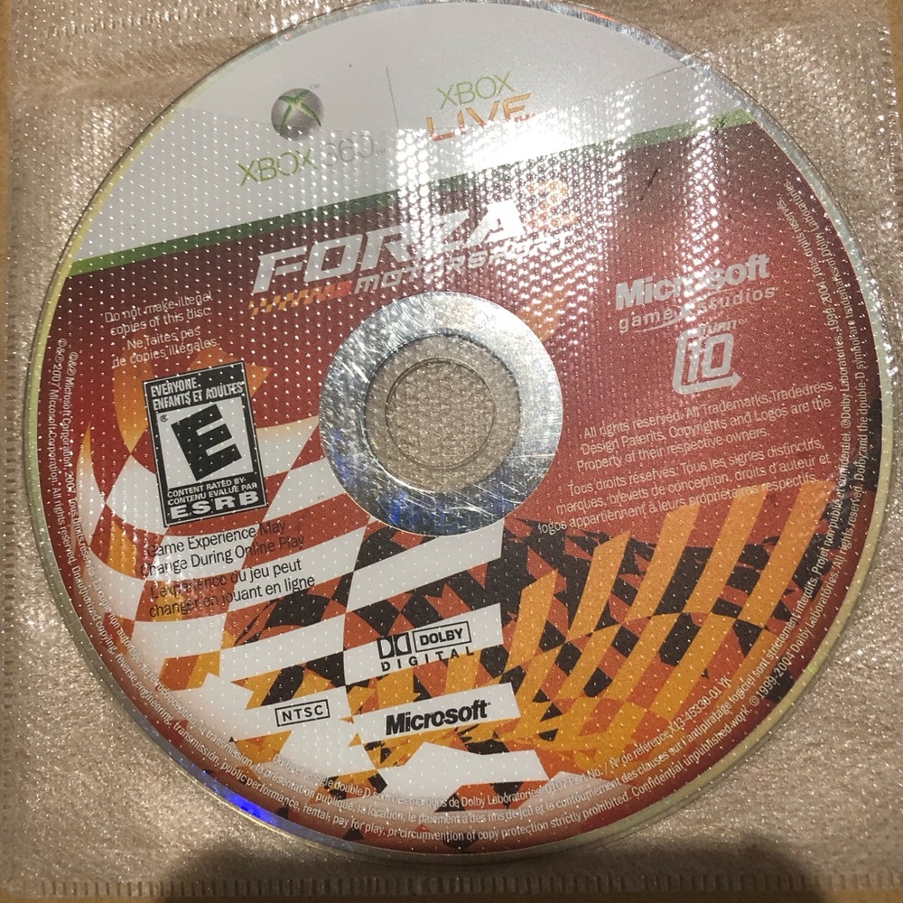 3/$40 Forza Motorsport 2 Xbox 360 Disc Only